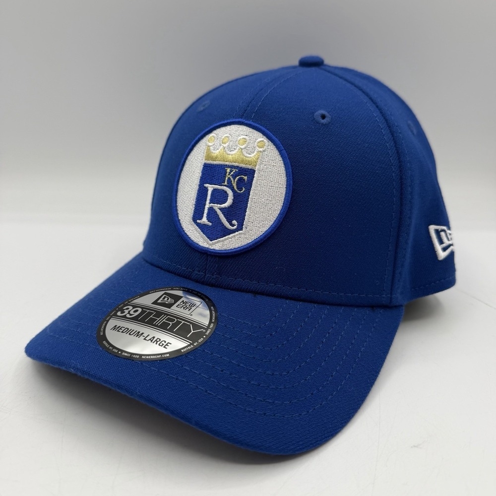 New Era 39Thirty Kansas City Royals Hat Cap Sz M/L Stretch Flex Fit Clubhouse